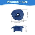 thumbnail image 2 of Rock Climbing Holds, 10 Pcs Climbing Rock Wall Grips with Single Holes for Playground Accessories, Blue-D, 2 of 7