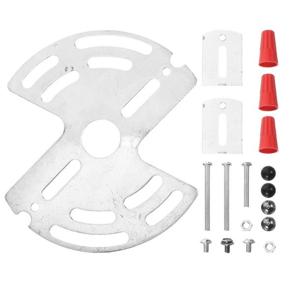 REOFLYUP Street Light Mounting Bracket Iron 1 Set 4.0x3.4x0.08in