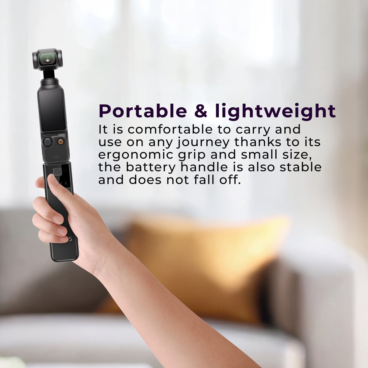 Aries 4000mAh Power Bank for DJI Osmo Pocket 3 Gimbal Camera