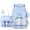 Blue #26, variant on 2Pcs Cute Backpack Set for Girls Kids Large Capacity Lightweight Bookbag for Elementary Middle School Students Waterproof Preppy Plaid Daypack
