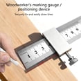 thumbnail image 4 of Carpenter Layout Measuring Tool Multiple Scale Marking and Rustproof Stainless Steel for Workshop Use, 4 of 11