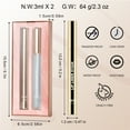 thumbnail image 7 of KISSIO Lip Stain Set,Peel Off Lip Liner Stain and Lip Care Oil,Transfer Proof,Long Lasting and Waterproof Lip Tint,Matte Finish,Lip Combo,05 Light brown, 7 of 7