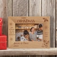 thumbnail image 1 of Merry Christmas Just Remember The True Spirit Of Christmas Personalized Wooden Frame-6" x 4" Brown Horizontal, 1 of 1