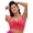 Fruit Punch Tropical, variant on Women's Bra Sized Tie Front Longline Underwire Bikini Top