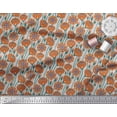 thumbnail image 2 of Soimoi Grey polyester Crepe Fabric Artistic Floral Print Fabric by the Yard 42 Inch Wide, 2 of 3