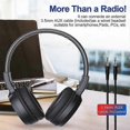 thumbnail image 4 of Portable Wireless FM Radio Headphones, Rechargeable FM Radio Headset Receiver for Meeting, Daily Work, 4 of 4