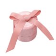 thumbnail image 2 of Small Velvet Jewelry Box Bow Ladies Necklace Trinkets Display Gift Box Case Pink, 2 of 7