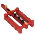 thumbnail image 4 of Punch Positioner Strong Corrosion Resistance Wood Doweling Jig for Woodworking Red, 4 of 7