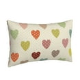 thumbnail image 2 of Balery Heart Polka Dot Bedding Queen Pillow Cases - Envelope Closure - Soft Brushed Microfiber Fabric - Shrinkage and Fade Resistant Pillow Cases-14"x20", 2 of 9