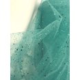 thumbnail image 2 of 60 Inch wide Glitter Mesh Sequins Tulle Fabric by Yard Craft Decoration Wedding", (Color: Dark Mint - Yards: 15 yards), 2 of 2