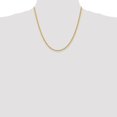 thumbnail image 5 of Auriga Fine Jewelry 14K Yellow Gold 2.75 mm Regular Rope Chain Necklace for Women 20", 5 of 6