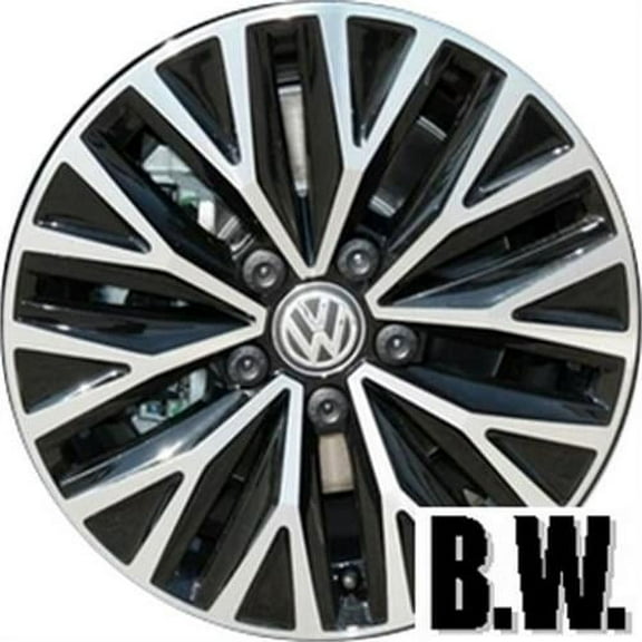 16x6.5 in Wheel for VW JETTA 2019-2021 BLACK Reconditioned Aluminum Rim