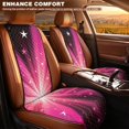 thumbnail image 3 of CHAQLIN Pink Gradient Star Car Front Seat Covers, Set of 2 Non-Slip Polyester Breathable Seat Cushions for Auto and Truck, 3 of 7