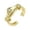 C, variant on Gold Silver Interlockings Hug Rings Flexible Sizing Comfort Fit Alloy Fashion Accessory For Gifts And Dating