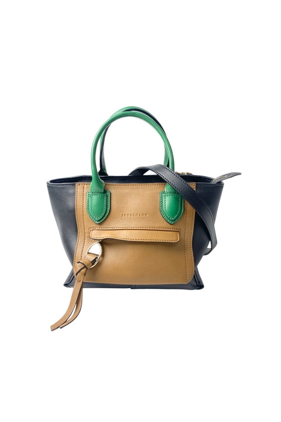 Pre-Owned Longchamp Women's Mailbox Tricolor 2-Way Handbag, Shoulder Bag, Crossbody... (Good)