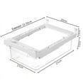 thumbnail image 3 of EGNMCR Storage Trunks & Bag Fridge Box Can Kitchen Shelf Organiser Cupboard Storage Basket Rack storage tank, 3 of 5