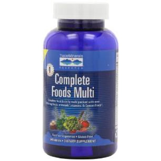 Trace Minerals Research Complete Foods Multi Daily Vitamin 240 Veggie