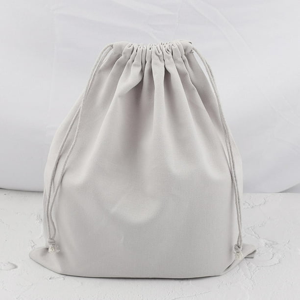 Bolsas de lona con cordón, lona, bolsas para el polvo para almacenamiento, embaje, orgazación, joyería, artes y manualidade Gris Macarena bolsas de lona con cordón