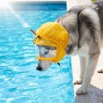 thumbnail image 5 of Transparent Dog Bath Cap – Waterproof Ear Protector for Swimming & Shower, Adjustable Elastic Fit Keeps Ears Dry, Soft Comfort Head Cover for Small to Large Breeds, 5 of 6