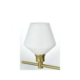 thumbnail image 6 of Living District Gene 5 Light Satin Gold and Frosted White Glass Wall Sconce, 6 of 8