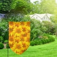 thumbnail image 2 of Wukai 3D Sunflowers Print Garden Flag 12.5x18 Inch Double Sided Sun-resistant Rain-resistant, Wrinkle-resistant Colorfast(Only Flag), 2 of 7