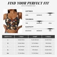 thumbnail image 5 of Uemuo Autumn Fox Pattern Women's Sports Bra - High Impact Support, Breathable, and Comfortable Athletic Bra for Running, Yoga, and Workouts, 5 of 9
