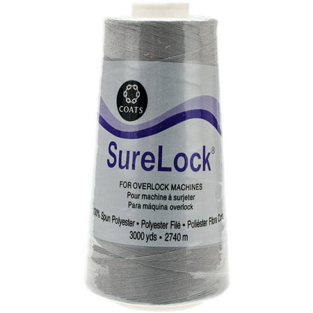 Surelock Overlock Thread, 3,000yd - Nickel (Best Thread For Leather)