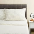 Better Homes & Gardens 300 Thread Count Beige Geo Cotton Sateen Bed