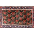 thumbnail image 1 of Ahgly Company Indoor Rectangle Traditional Brown Red Persian Area Rugs, 3' x 5', 1 of 6