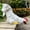 white, variant on Rooster Garden Statue Indoor Outdoor Decoration - Colorful Concrete Decorative Rooster Statue