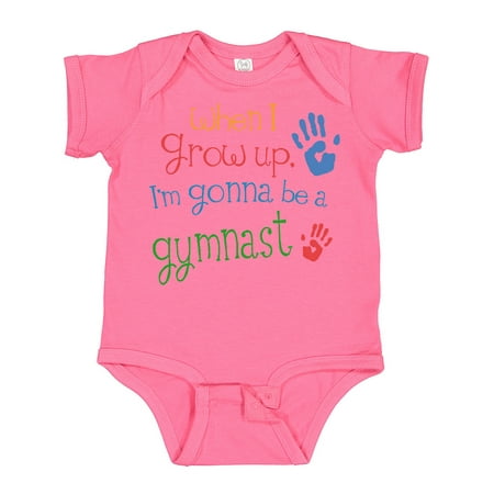

Inktastic Gymnast Future Gift Baby Boy or Baby Girl Bodysuit