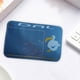 thumbnail image 5 of Portatarjetas de crédito y débito con ventana de cuero para pasaporte, protector de identificación para adultos Azul, 5 of 9