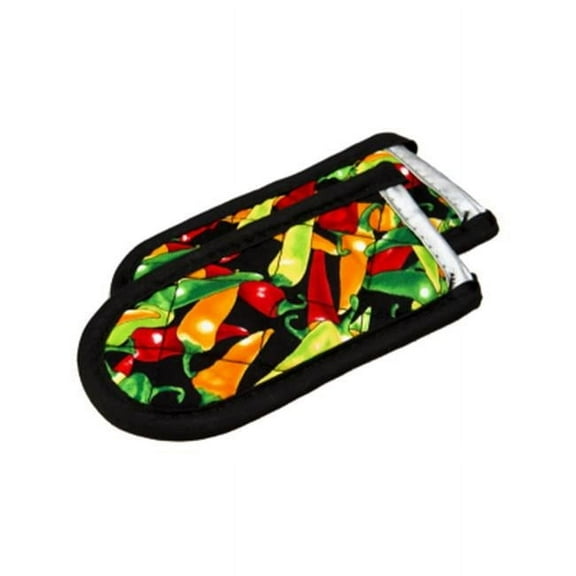 2HHMC2 Multi Color Chili Pepper Print Cloth Handle Holder Set, 2 Pack
