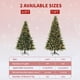 thumbnail image 3 of QinaQin Árbol de Navidad preiluminado de 6.5 o 7.5 pies, con 300 luces LED cálidas, cuerpo frondoso PE más PVC y guantes para armado, 3 of 10