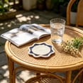 thumbnail image 6 of Bomd Cotton Rope Trivet Octagon Hot Pad Heat Resistant Pot Macrame Table Mat, Woven Macrame Table Mat Protects Surfaces for Holiday Kitchen And Dining Table Decor,7In,Blue, 6 of 6