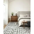 thumbnail image 3 of Wonnitar 8x10 Checkered Rugs for Living Room, Large Soft Washable Bedroom Rug, Non Slip Ultra-Thin Modern Carpet for Guest Room Office Indoor, 3 of 7
