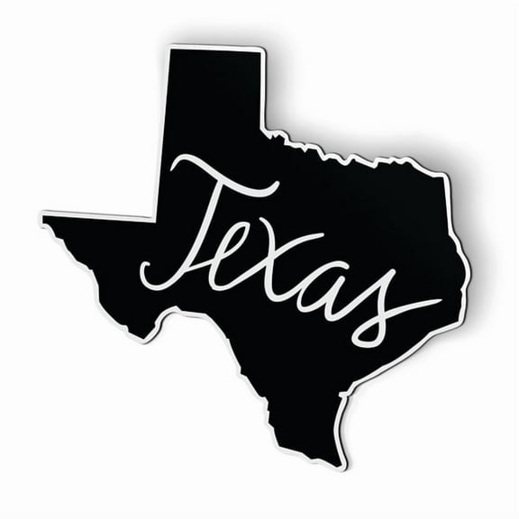 Texas State Shape - 5.5" Magnet for Car Locker Refrigerator
