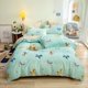 thumbnail image 1 of Juego de cama con 1 funda nórdica de algodón, 1 sábana y 2 fundas de almohada, 220 x 240 cm, 230 x 245 cm, 48 x 72 cm (Happy zebra), Juego de sábanas de 4 piezas, 1 of 2