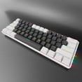thumbnail image 5 of Teclado de jugador con cable 18 efectos de iluminación Teclado mecánico GK023 para PC portátil, 5 of 5