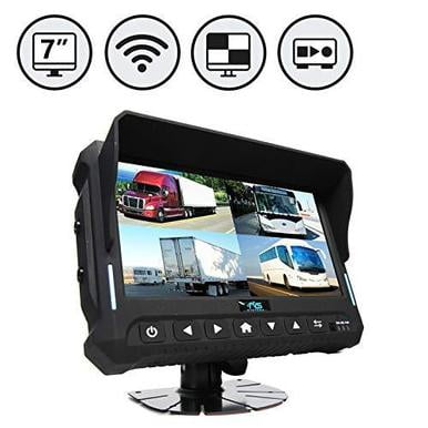 Moniteur Sans Fil 7 Pouces Quad View avec DVR Intégré