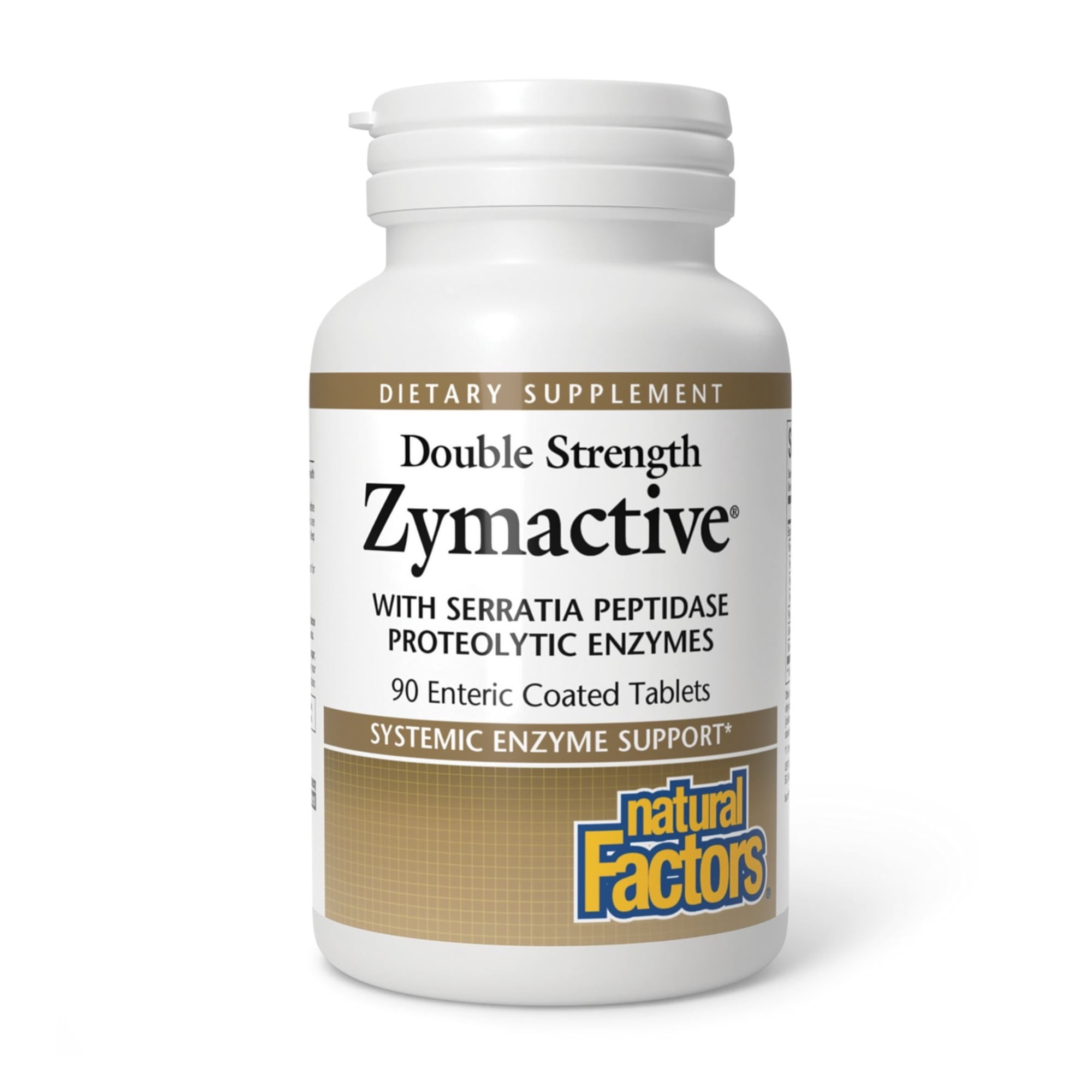 Natural Factors - Zymactive Double Strength - 90 Tablets