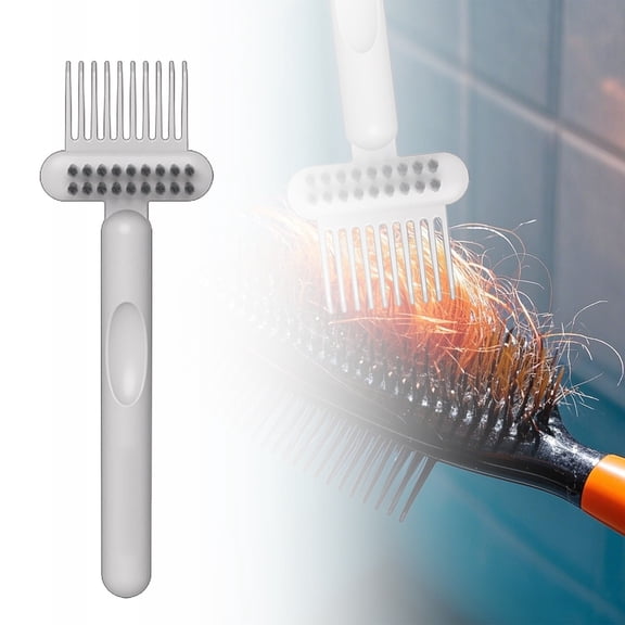 2 in 1 Hair Brush Cleaner and Comb Tool for Hair Removal and Deep Cleaning with Pick
