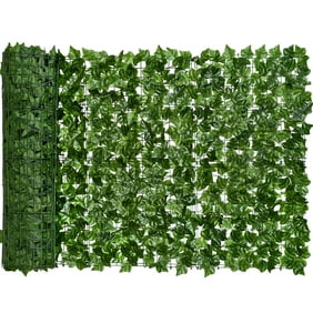 Coolmade Artificial Ivy Privacy Fence Screen, 98.4x59in Artificial Hedges Fence and Faux Ivy Vine Leaf Decoration for Outdoor Decor, Garden