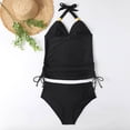 thumbnail image 2 of Traje de baño Tankini de dos piezas para mujer Ropa de playa Traje de baño Push-up Monokini Bikini Fridja  nalpqowj54334, 2 of 4