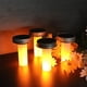thumbnail image 1 of Luz de llama con tapa de masón solar de 4 piezas (sin botella de vidrio), luz de llama de simulación LED, luz de vela decorativa para interiores y exteriores, 1 of 4