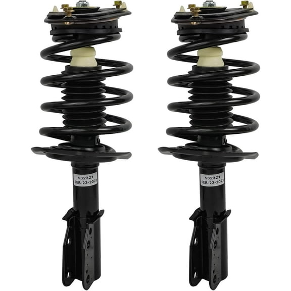 Detroit Axle - Front 2pc Struts for 2006-2011 Cadillac DTS Buick Lucerne, 2 Quick Install Ready Struts Assembly 2006 2007 2008 2009 2010 2011 Replacement