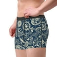 thumbnail image 5 of Cauagu Nautical Style Print Boxer Briefs for Men,Comfortable Breathable Men's Underwear Moisture Wicking Underpants -Small, 5 of 8