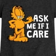 thumbnail image 3 of Garfield - Ask Me If I Care - Toddler And Youth Girls Short Sleeve Graphic T-Shirt, 3 of 5