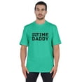 thumbnail image 1 of Inkmeso T-Shirt à Manches Courtes pour Homme avec Imprimé Graphique « First Time Daddy », Chandail Jersey pour Papa, 1 of 7
