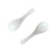thumbnail image 1 of Juego de 6 cucharas para sopa - Cucharas de postre de cerámica blanca - Perfectas para miso, ramen, albóndigas, macarrones - Aptas para lavavajillas y horno, 1 of 5